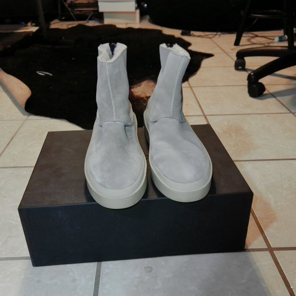 Fear Of God Grey Polar Wolf High Boots